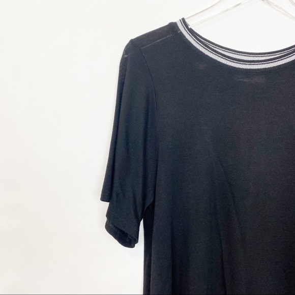 Velvet Graham Spencer Black Knit Swing Top Metalli - Picture 4 of 8